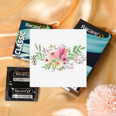 Презервативы Holographic Recare Classic Condoms 12 шт, классические SX3334 фото