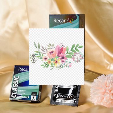 Презервативы Holographic Recare Classic Condoms 12 шт, классические SX3334 фото