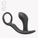 Анальная пробка с эрекционным кольцом Fun Factory Bootie Ring Black SX3309 фото 4