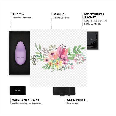 Мини-вибратор для клитора LELO Lily 3 Calm Lavender, 10 режимов, очень мощный SX0693 фото
