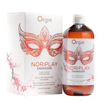 Гель для NURU-масажу Orgie &ndash; Noriplay Energizer (500 мл), екстракт гінкго білоба, захисне простирадло SX1527 фото