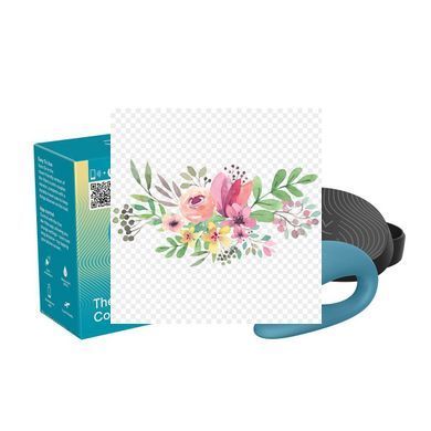 Смарт-вибратор для пар We-Vibe Sync GO Turquoise, тревел-кейс SX0528 фото