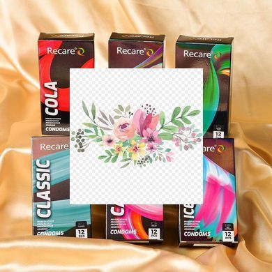 Презервативы Holographic Recare Fruit Flavour Condoms 12 шт, ароматы: мята, банан, клубника SX3339 фото