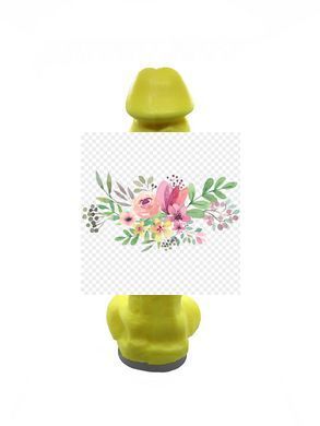 Мило у формі пеніса Чистий Кайф Yellow size XL, крафтове мило-член, натуральне SO2770 фото